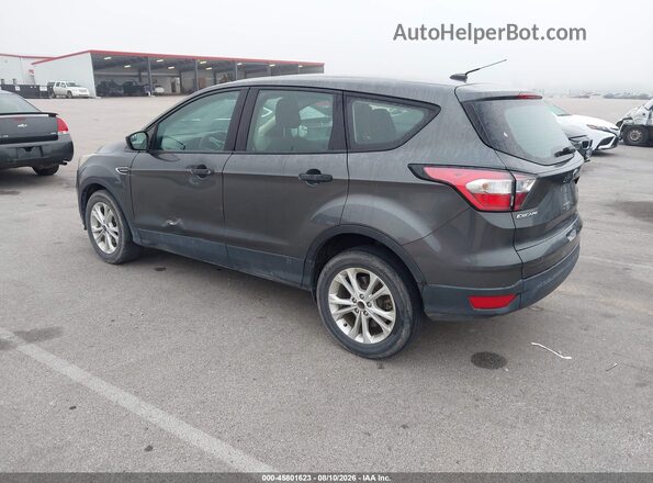 1FMCU0F7XJUB73231 2018 FORD ESCAPE Gray Trasero izquierdo