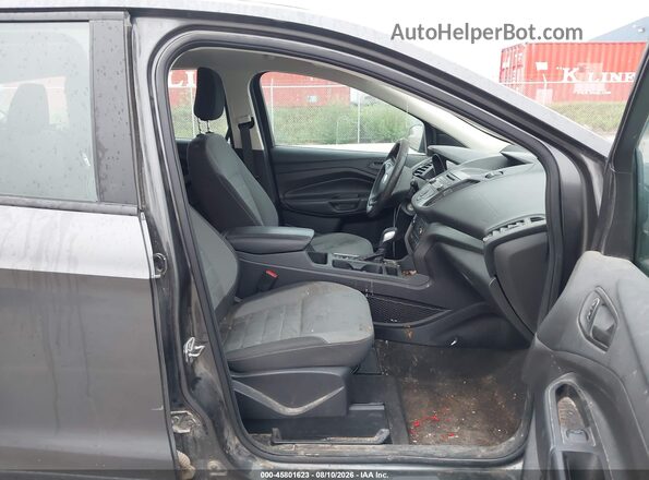 1FMCU0F7XJUB73231 2018 FORD ESCAPE Gray Vista interior delantera