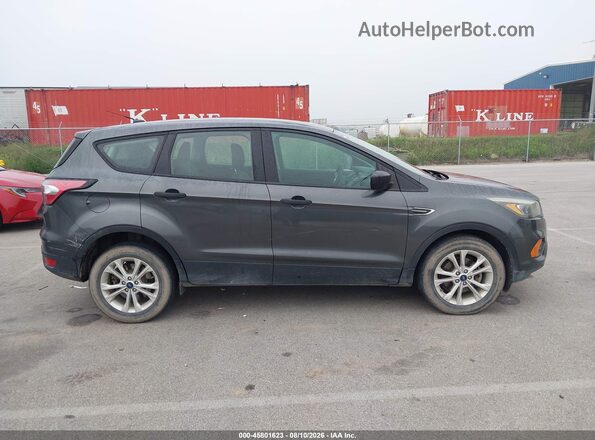 1FMCU0F7XJUB73231 2018 FORD ESCAPE Gray Vista interior trasera