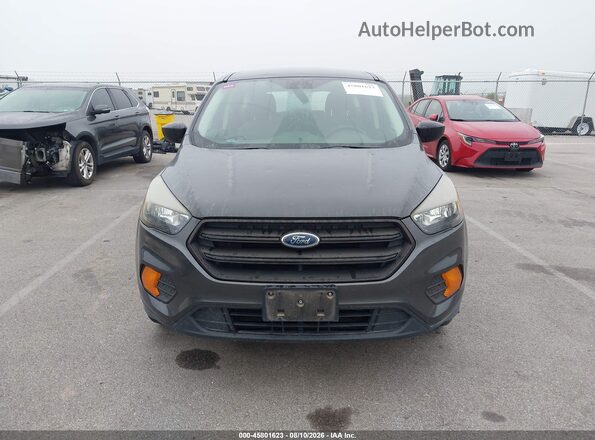 1FMCU0F7XJUB73231 2018 FORD ESCAPE Gray Vista del cuadro de instrumentos