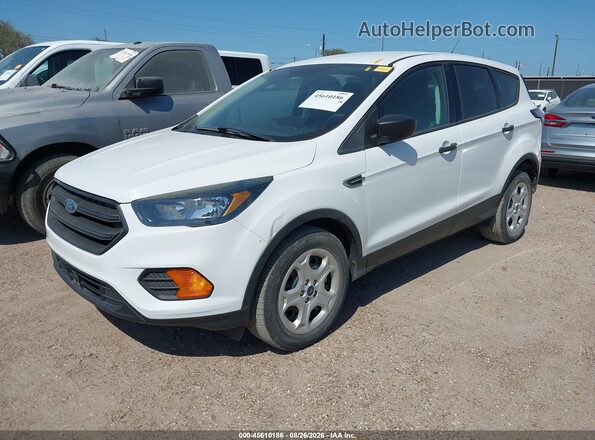 1FMCU0F7XJUD08398 2018 FORD ESCAPE Белый Передняя левая четверть