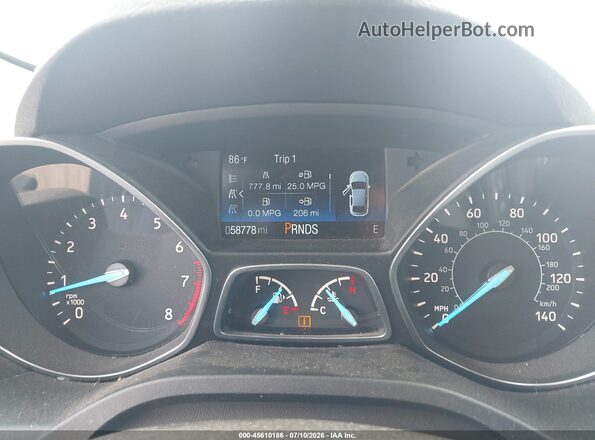 1FMCU0F7XJUD08398 2018 FORD ESCAPE Белый Вид задних сидений