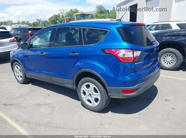 1FMCU0F7XJUD31017 2018 FORD ESCAPE Blue Rear left