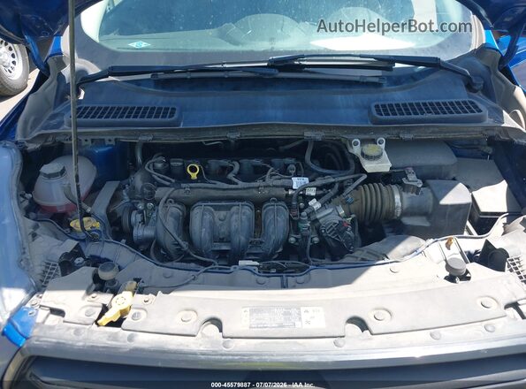 1FMCU0F7XJUD31017 2018 FORD ESCAPE Blue Rear view