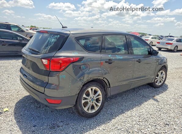 1FMCU0F7XKUB56737 2019 FORD ESCAPE Gray Trasero derecho