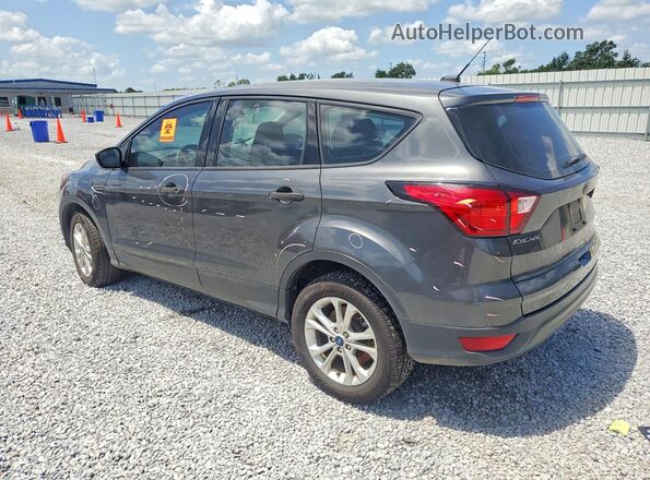 1FMCU0F7XKUB56737 2019 FORD ESCAPE Gray Trasero izquierdo