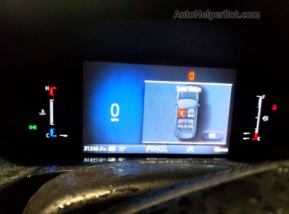 1FMCU0FN1PUA27811 2023 FORD ESCAPE Синий Вид щитка приборов
