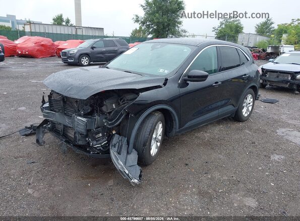 1FMCU0G60LUC34031 2020 FORD ESCAPE Black წინა მარცხენა ხედი სამი მეოთხედიდან