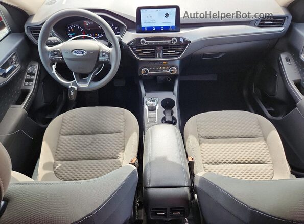 1FMCU0G61LUA32217 2020 FORD ESCAPE Red Առջևի վահանակի տեսք