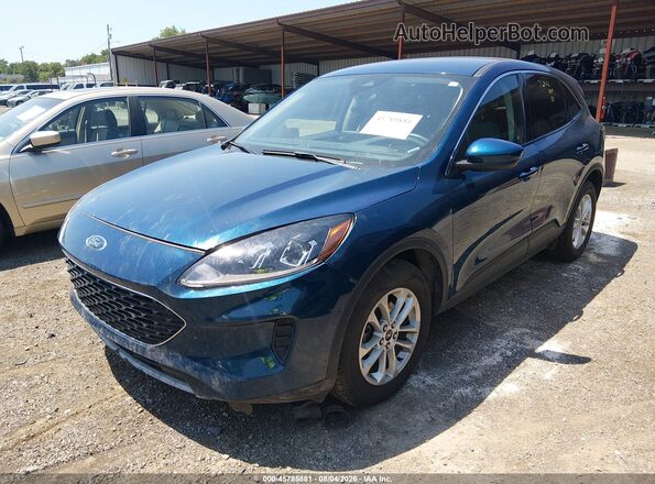 1FMCU0G61LUA39989 2020 FORD ESCAPE Синий Передняя левая четверть