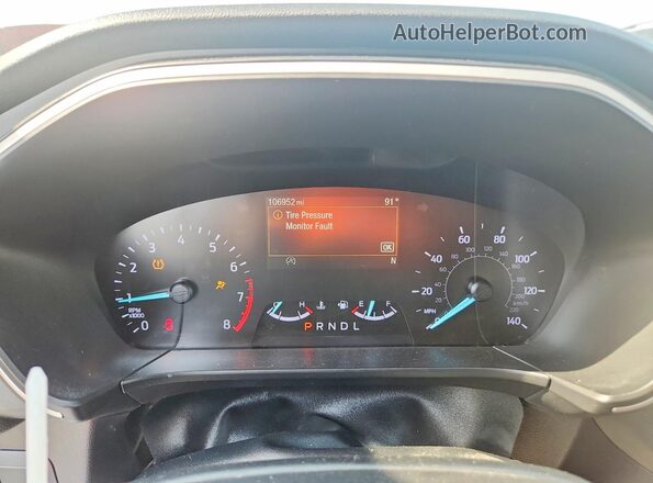 1FMCU0G61LUB93358 2020 FORD ESCAPE Silver Vista del cuadro de instrumentos