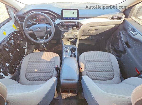 1FMCU0G61LUC39075 2020 FORD ESCAPE White Vista del salpicadero