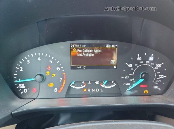 1FMCU0G62NUC03432 2022 FORD ESCAPE Black Սարքավորումների վահանակի տեսք
