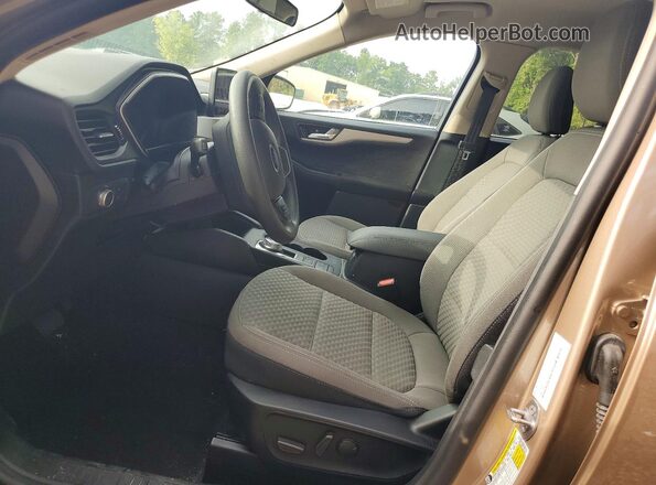 1FMCU0G63LUB93765 2020 FORD ESCAPE Желто-коричневый Вид салона спереди