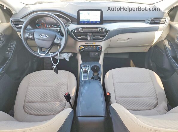 1FMCU0G63MUA32852 2021 FORD ESCAPE White წინა პანელის ხედი