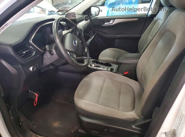 1FMCU0G63MUA36352 2021 FORD ESCAPE White Widok wnętrza z przodu