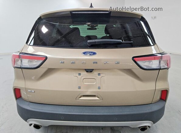 1FMCU0G63MUA69268 2021 FORD ESCAPE Tan უკანა ხედი