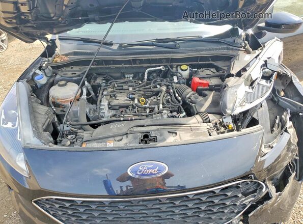 1FMCU0G63MUB24110 2021 FORD ESCAPE Blue Widok komory silnika