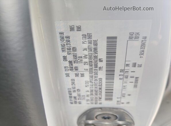 1FMCU0G63MUB29369 2021 FORD ESCAPE White Սալոնի 360 աստիճան տեսք