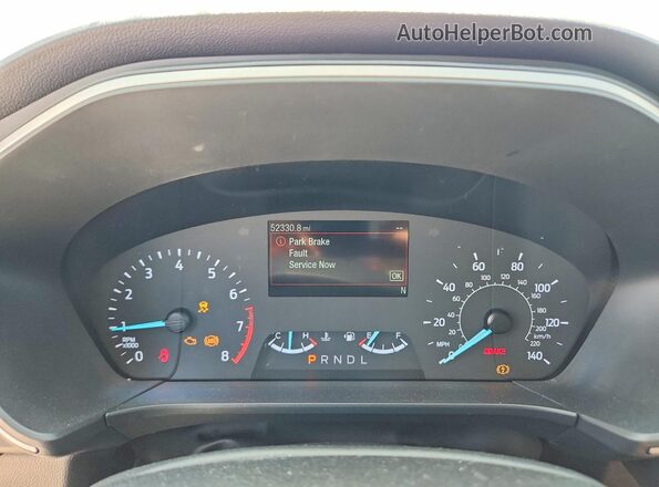 1FMCU0G63NUB12945 2022 FORD ESCAPE Черный Вид щитка приборов
