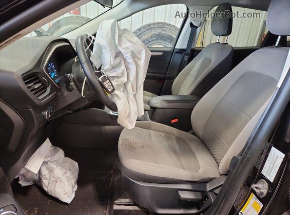 1FMCU0G64NUB59188 2022 FORD ESCAPE Black Widok wnętrza z przodu