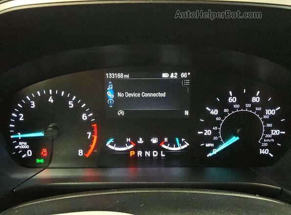 1FMCU0G65MUA68669 2021 FORD ESCAPE White Instrument cluster view