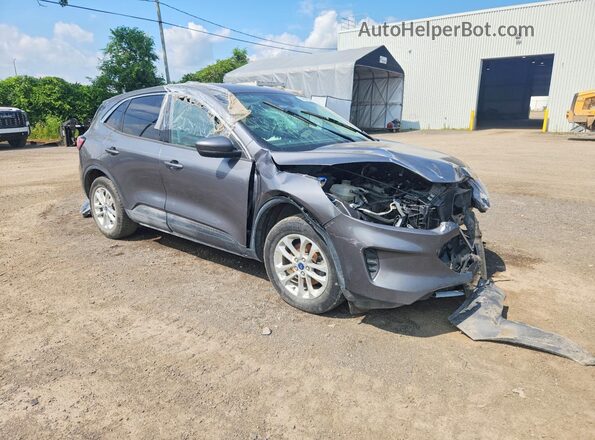 1FMCU0G65MUB33469 2021 FORD ESCAPE Gray Przód prawy