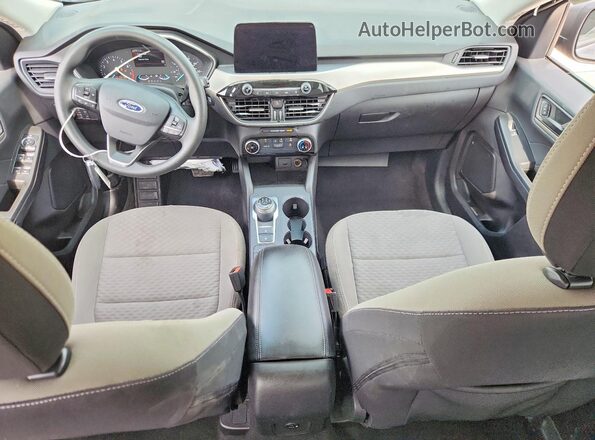 1FMCU0G66NUB34633 2022 FORD ESCAPE Gray Dashboard view