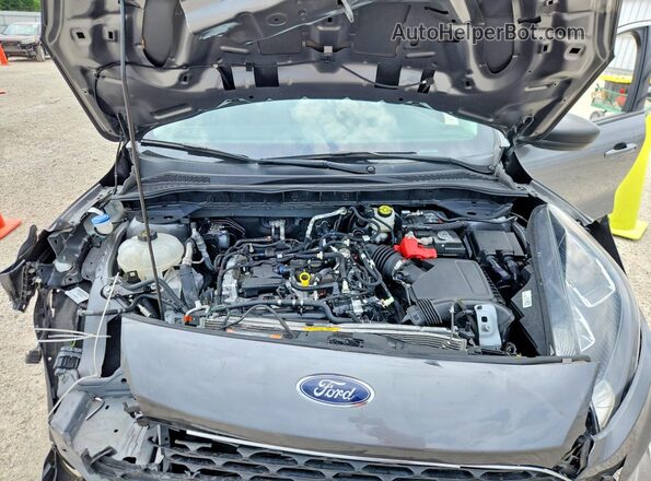 1FMCU0G66NUB34633 2022 FORD ESCAPE Gray Engine compartment view