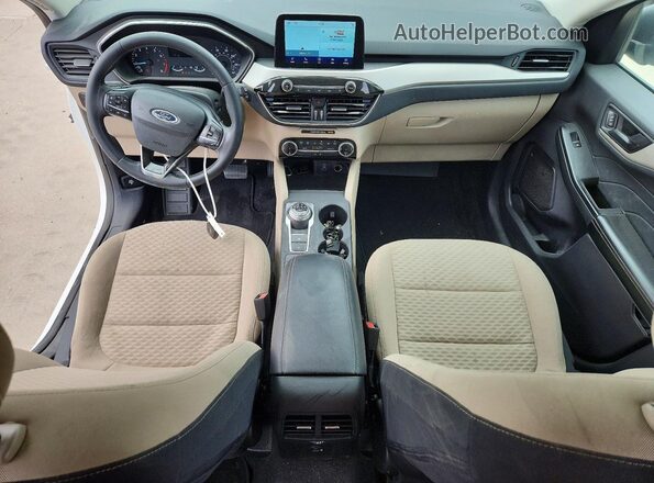 1FMCU0G66NUB61654 2022 FORD ESCAPE White Widok deski rozdzielczej
