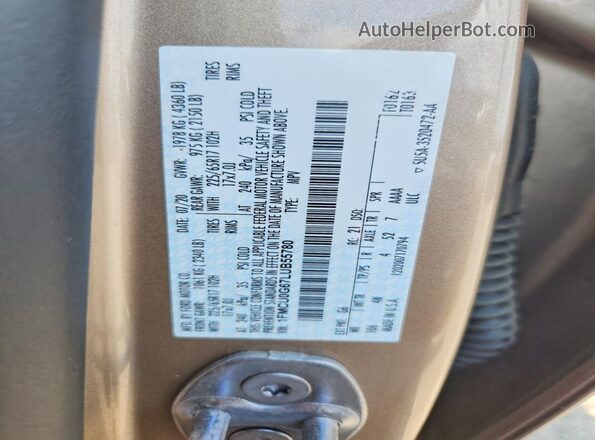 1FMCU0G67LUB55780 2020 FORD ESCAPE Gold Вид підкапотного простору