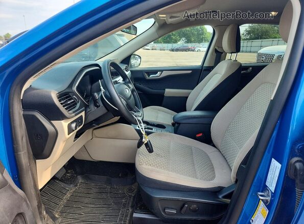1FMCU0G67LUB62860 2020 FORD ESCAPE Blue წინა სალონის ხედი