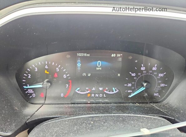 1FMCU0G67LUB62860 2020 FORD ESCAPE Blue ხელსაწყოთა პანელის ხედი