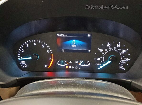 1FMCU0G67NUA46285 2022 FORD ESCAPE White Вид щитка приладів
