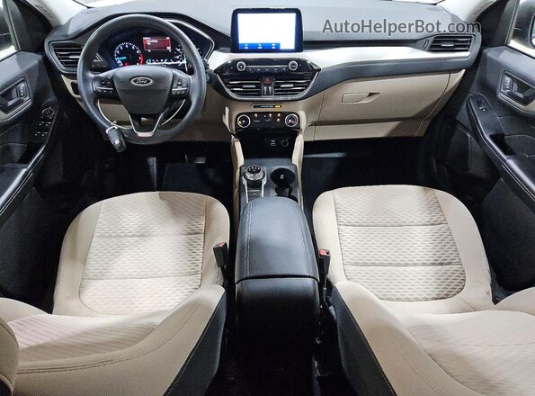 1FMCU0G67NUA46285 2022 FORD ESCAPE White Вид панелі приладів