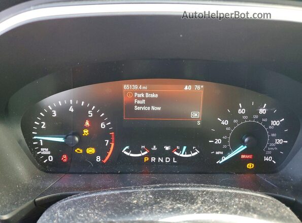 1FMCU0G68LUB71728 2020 FORD ESCAPE Белый Вид щитка приборов