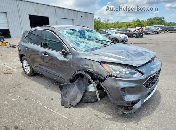 1FMCU0G68LUC61896 2020 FORD ESCAPE Gray Przód prawy
