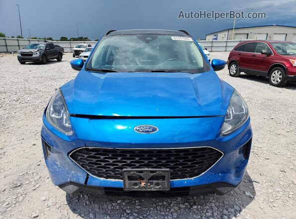 1FMCU0G69LUB67722 2020 FORD ESCAPE Blue Widok z przodu