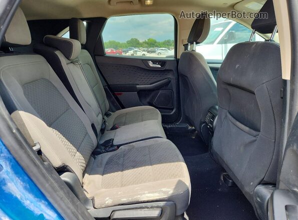 1FMCU0G69LUB67722 2020 FORD ESCAPE Blue Widok wnętrza z tyłu