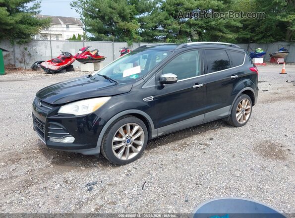 1FMCU0G70GUB02899 2016 FORD ESCAPE Black Առջևի ձախ երեք քառորդ տեսարան