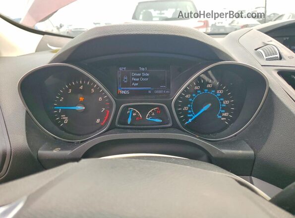 1FMCU0G72GUA18924 2016 FORD ESCAPE Red ხელსაწყოთა პანელის ხედი
