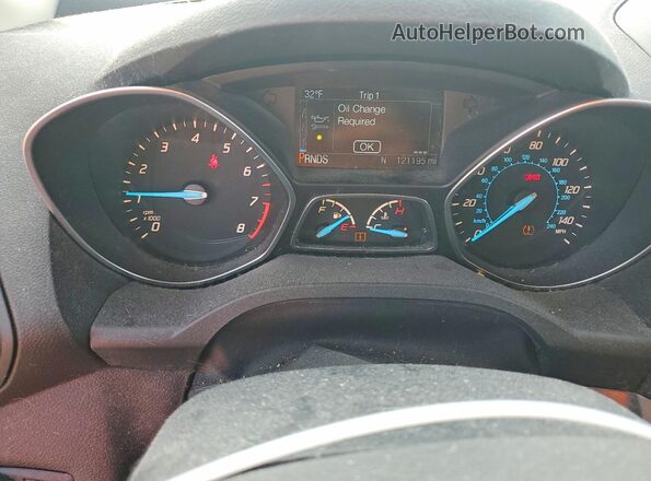 1FMCU0G72GUB46290 2016 FORD ESCAPE Black Вид щитка приладів