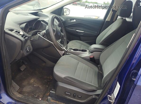 1FMCU0G74GUC81450 2016 FORD ESCAPE Blue Вид салону спереду