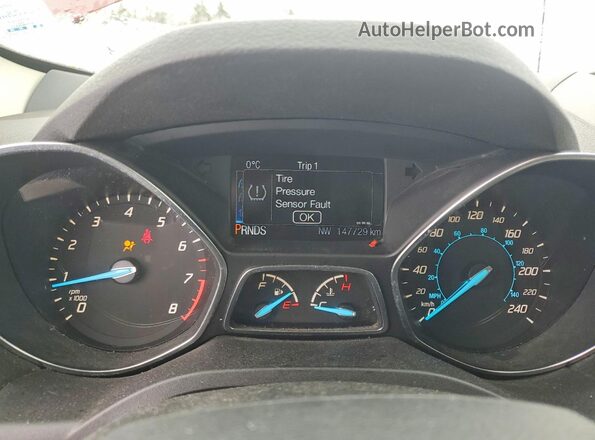 1FMCU0G76GUC47221 2016 FORD ESCAPE Burgundy Widok zestawu wskaźników