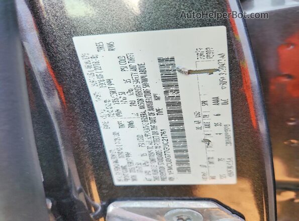 1FMCU0G77GUC21761 2016 FORD ESCAPE Black VIN կոդի պիտակի տեսք