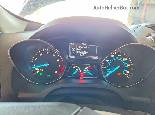 1FMCU0G78GUB73199 2016 FORD ESCAPE Угольный Вид щитка приборов