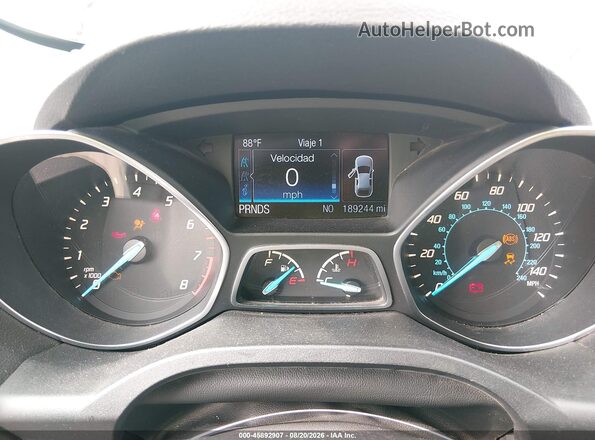 1FMCU0G78GUB79908 2016 FORD ESCAPE Gray Widok tylnych siedzeń