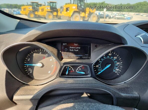 1FMCU0G78GUC34793 2016 FORD ESCAPE Red Вид щитка приладів