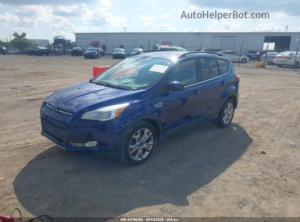 1FMCU0G94GUB53291 2016 FORD ESCAPE Blue Przód lewy