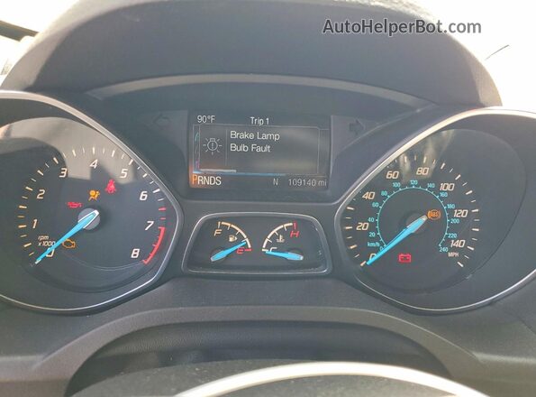 1FMCU0G94GUB84539 2016 FORD ESCAPE Silver Widok zestawu wskaźników